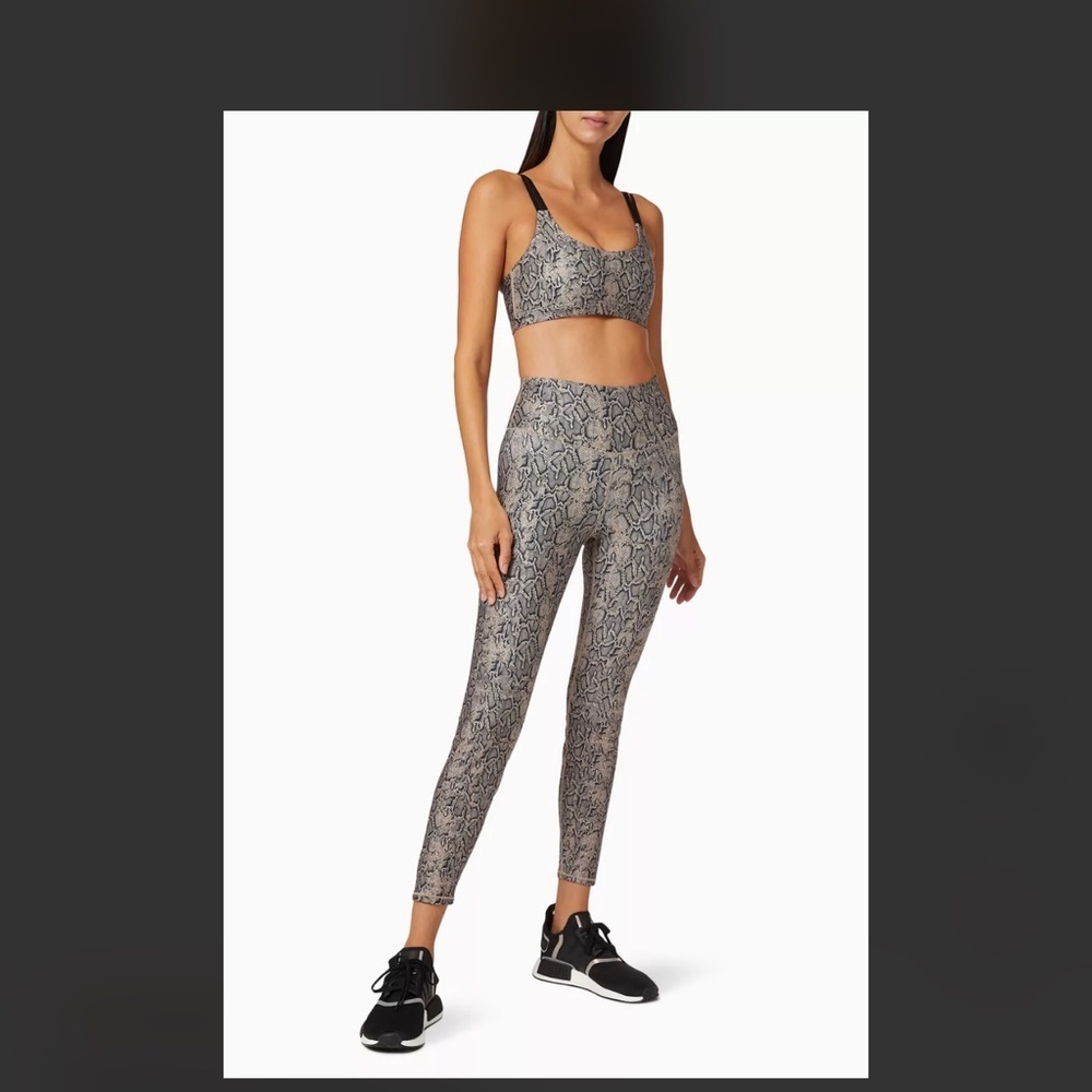Good American Leopard Eco Sheen Core Power Leggings